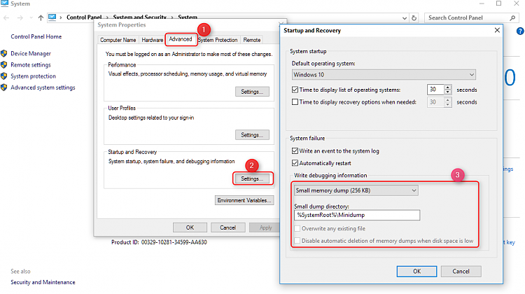 How to configure the dump memory  exchange file-z3.png