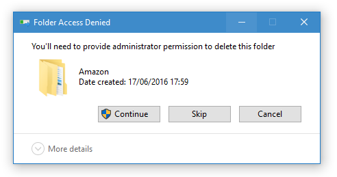 What can I do about a problem with folder permissions?-capture.png