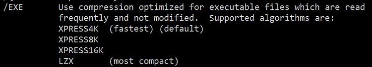 How to choose the desired compressing format when compressing binaries-compact-exe-inf.jpg