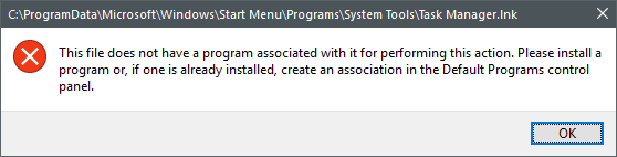 Start menu -&gt; Command prompt -&gt; right click -&gt; run as admin = error-err2.png