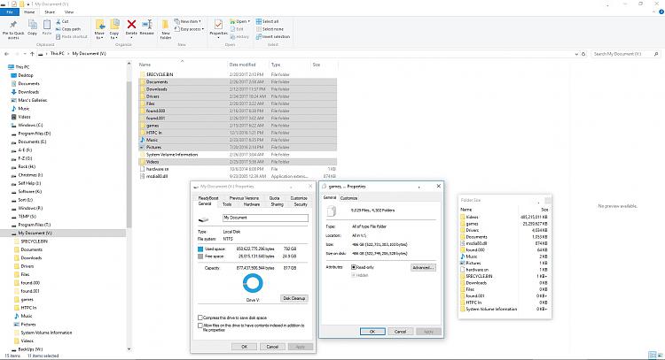 A partition on my computer shows almost only 25GB of free space when-incorrect-hard-drive-space.jpg