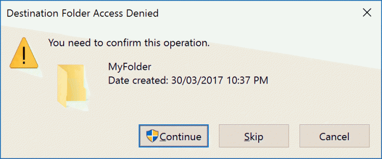 Unable to create anything but new folders in C-mil-accessdenied.gif