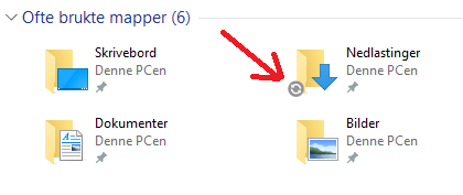 What does this grey &quot;sync&quot; icon on the Downloads Folder mean?-skjermbilde-2017-04-01-14.22.40.png