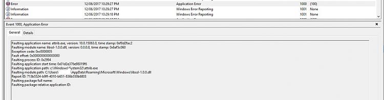 Event 1000 Application Error Faulting Application Name: attrib.exe-2017_06_12_22_30_51_event_viewer.jpg