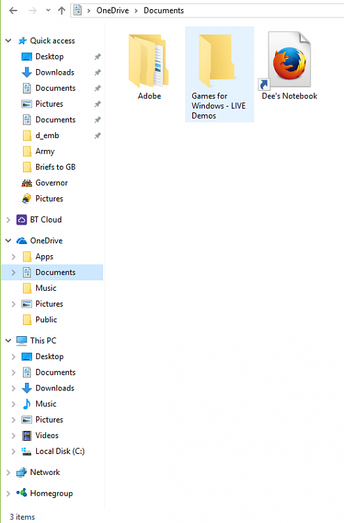 Documents folders in &quot;Quick Access&quot;, &quot;One Drive&quot; and &quot;This PC&quot;-documents-tab-one-drive.png