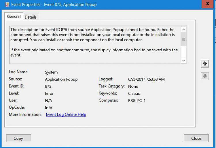 How to manually remove leftover files with Admin command prompt...-event-id-875.jpg