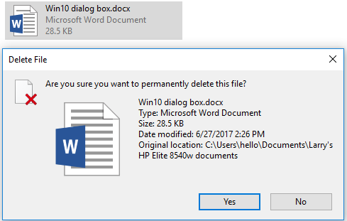 Dialog confirmation box hiding behind explorer window problem.-recycle-bin-delete-dialog-box.png