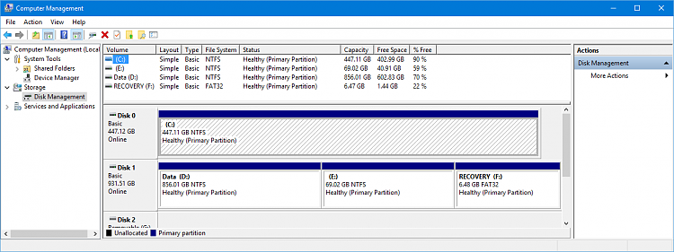 Can't boot into main drive after installing Windows on another drive-disk-management.png