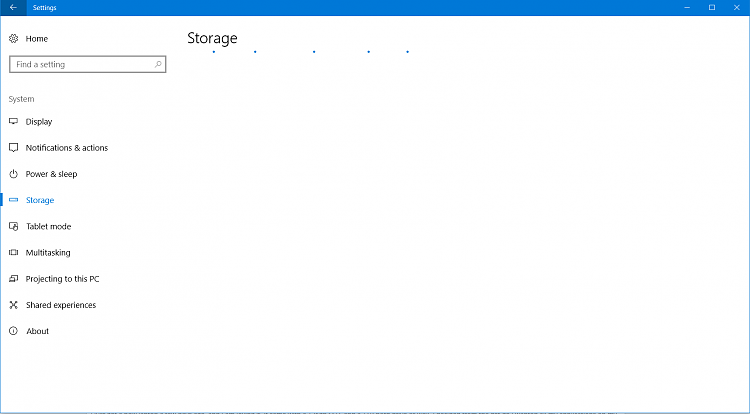 Settings&gt;System&gt;Storage app not responding-sss.png