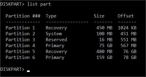 Creator's upgrade appeared ok, but Advanced Recovery functions fail-disk-1-partitions.jpg