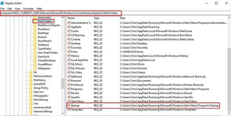 windows 10 doesn't use the startup folder-user-shell-folders-start-up-2.jpg