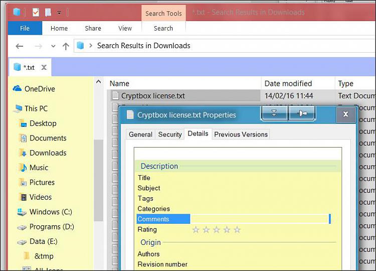 &quot;Comments&quot; field in File Explorer-1.jpg