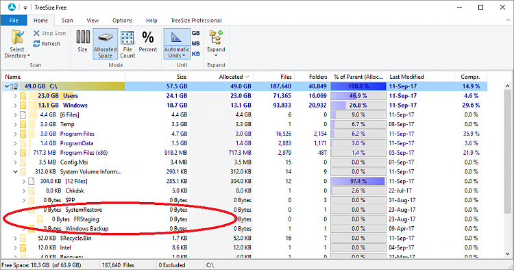 Around 12-15 gb decrease in C drive after unsuccessful system restore-capture.png
