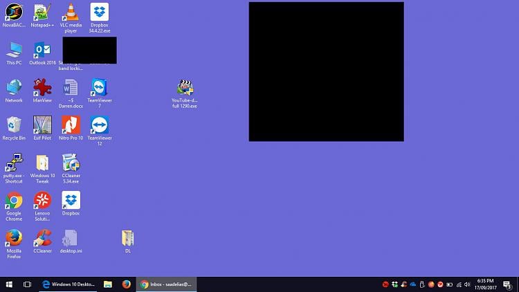 win 10 icon not showing