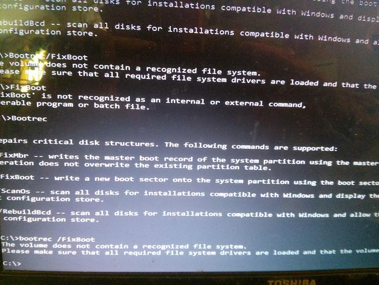 Win 10 will not load. Completely stuck-fixboot-not-recog.jpg