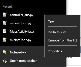 Context menu of Recent item of pinned taskbar missing-.jpg