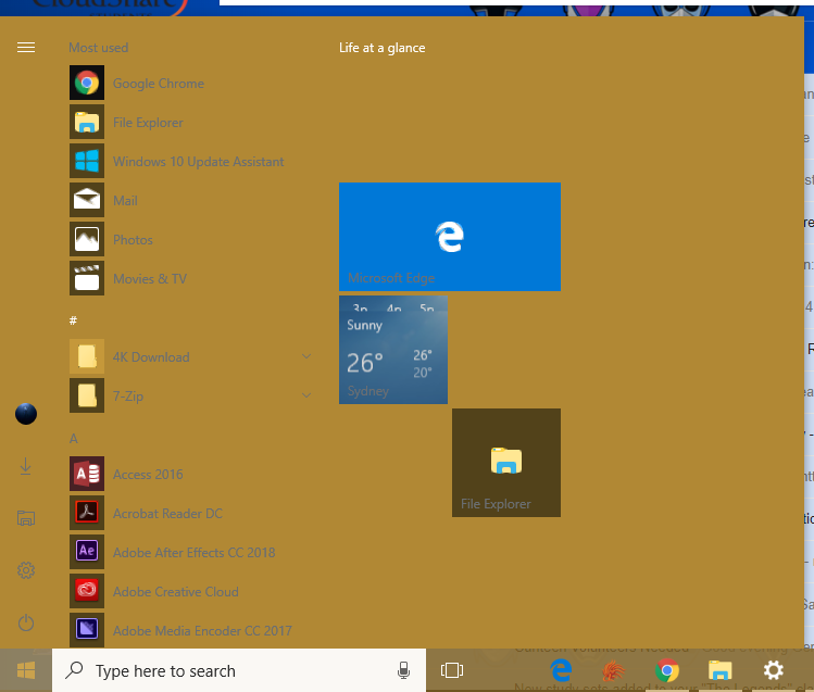 Problems with my start menu display (missing apps and grayed texts)-capture.png