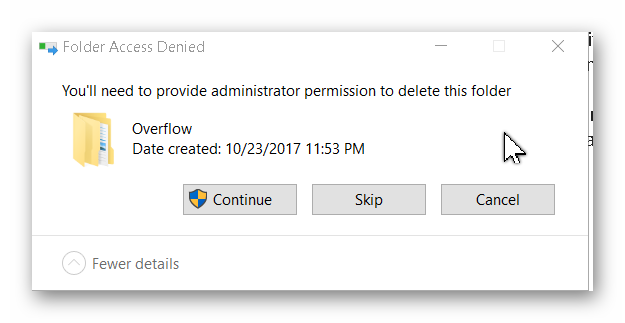 Can't delete folder that I created-image.png