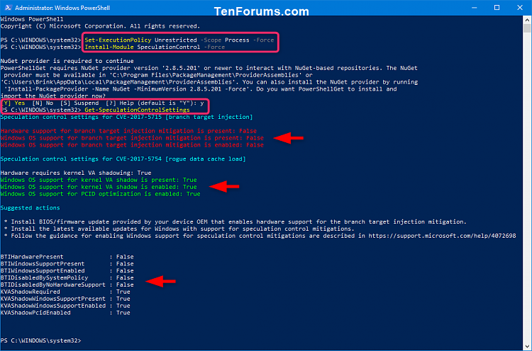 Not sure with my PowerShell in Windows 10 Professional 64X-powershell_verification.png