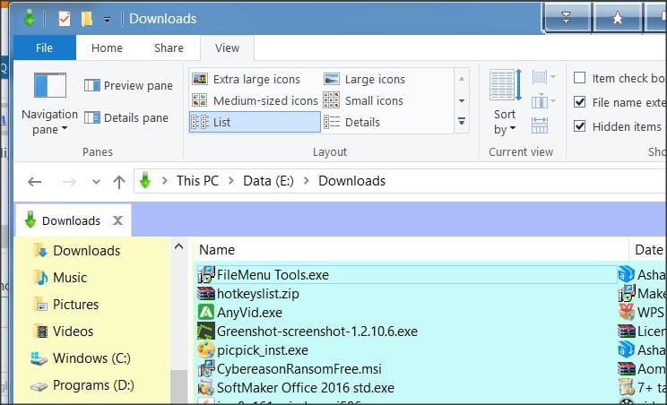 Windows Explorer List view columns are too wide - can they be adjusted-1.jpg
