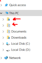 How can i  remove icon lying under &quot;THIS PC&quot;?-image.png