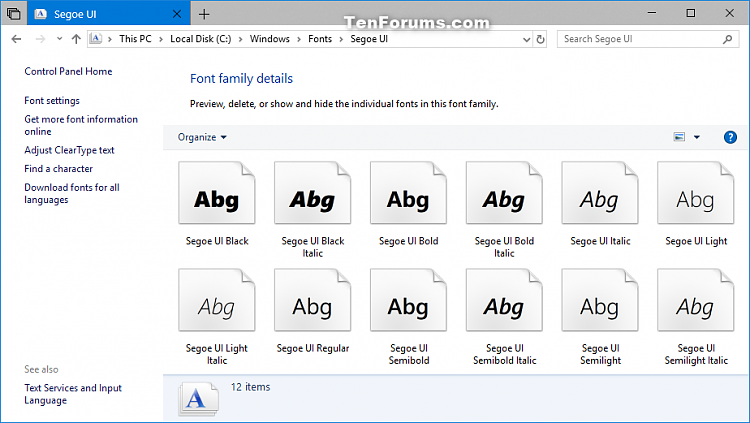 How Do I Enlarge the Font/ Text Box of Windows Explorer?-segoe_ui_family.png