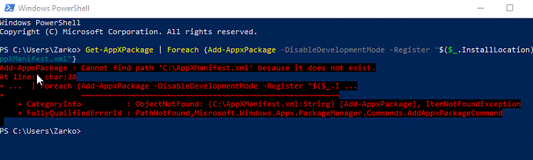 Microsoft Store or something else causing issues-powershell.png