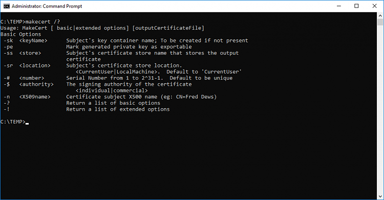 How to sign Powershell profile w/ self-signed certificate?-createcert009.png