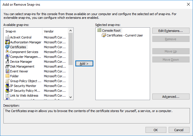 How to sign Powershell profile w/ self-signed certificate?-createcert013.png