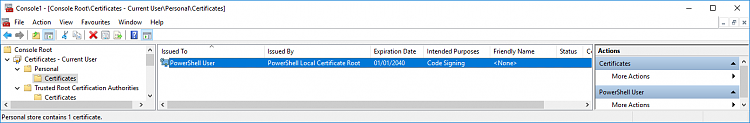 How to sign Powershell profile w/ self-signed certificate?-createcert019.png