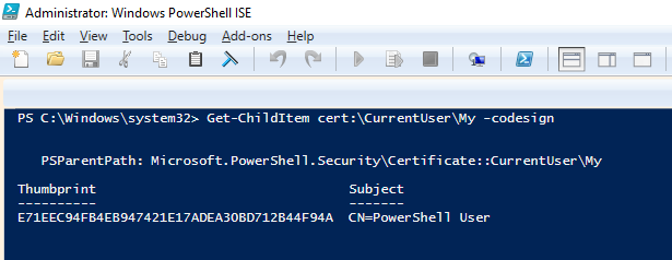 How to sign Powershell profile w/ self-signed certificate?-createcert021.png