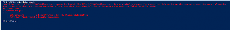 How to sign Powershell profile w/ self-signed certificate?-createcert025.png