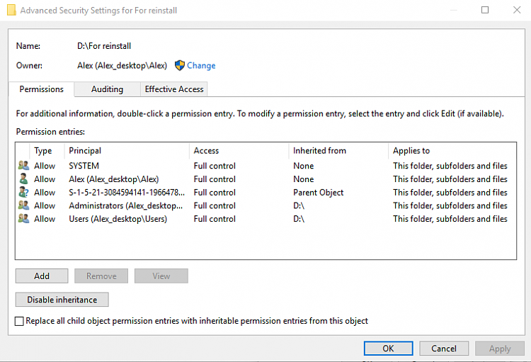 Can change permissions of whole folders, have to do it file by file-441203c96296b714ce33099fcd47c1c6.png