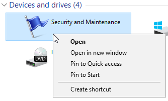 Security and Maintenance is somehow included in Devices and Drives-explorer_2018-06-10_17-53-58.png