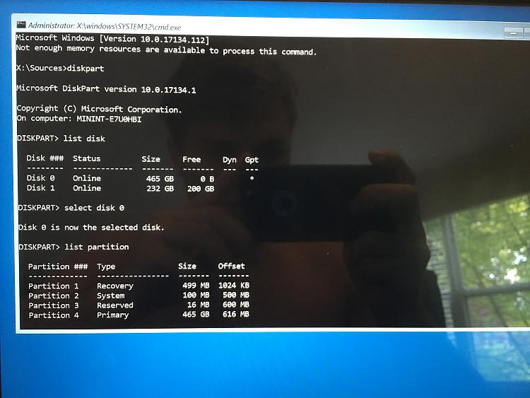 MDT installed HP430G7 failed and ended up with X:\WINDOWS\system32 cmd  window - Microsoft Q&A