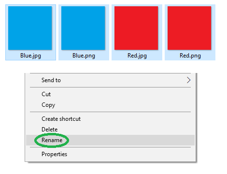 How to rename multiple sorted files while ignoring file extensions-rename2.png