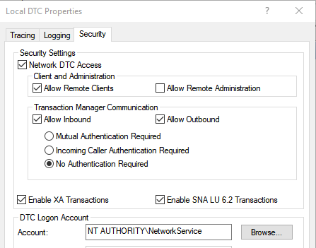 MSDTC Issue - COM+ Red Arrow, Delays in starting apps-image.png