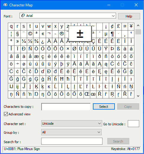 type a symbol or character representing more or less-image.png