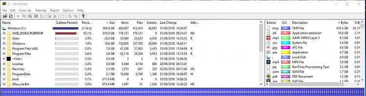 Main hard drive (C) appears to be (almost) full...but isn't-windirstat-full-scan-.jpg