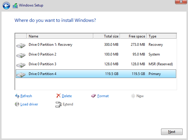 partitioning hard drive-uefi-boot-mode.png