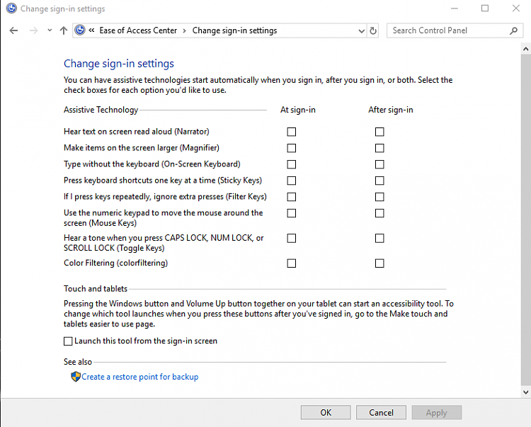 Narrator voice randomly speaking on Windows 10-sign-options.png