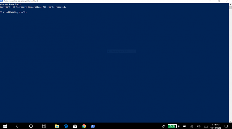 Took comp. for diagnosis...back, I can't open my files!!!-powershell.png