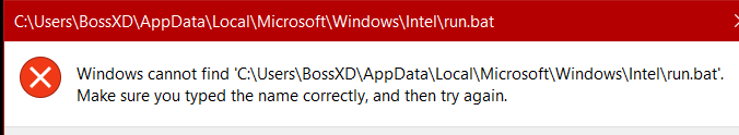 Windows kann beim Start keine Datei finden und der Computer friert zufällig ein.