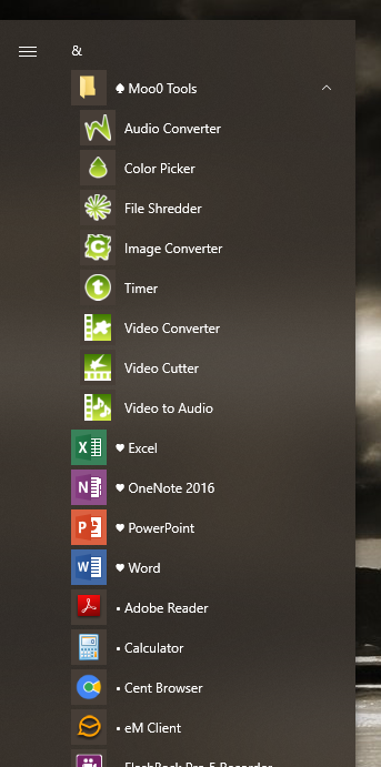Windows 1809 START menu forgets new folder and changes in app list-001210.png