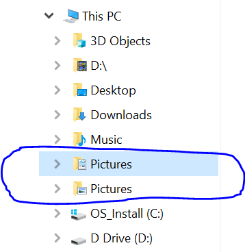 Folders are doubled and go to wrong location-capture.png