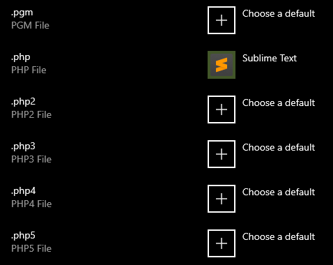File Type php Missing in Windows File Association Settings-001286.png