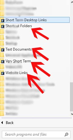 Why are my desktop folders on my start menu?-start.jpg