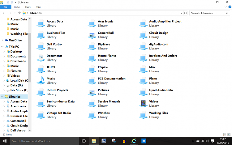 How do you get file explorer to open libraries by default ?-libraries.png