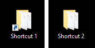 Shortcut has an arrow ... and now it does not-shortcut.png