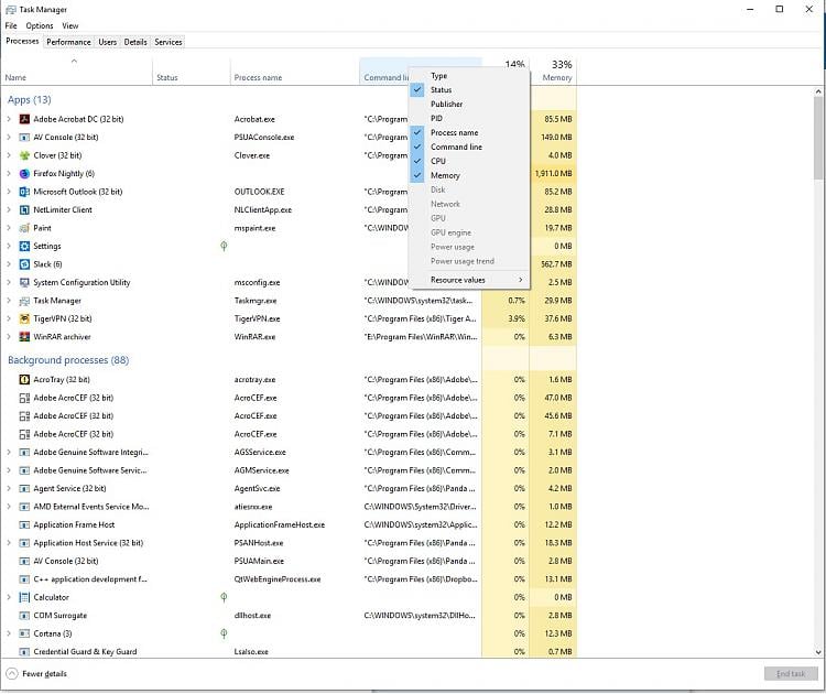 Missing Startup and partial Performace stats in Solved - Windows 10 Forums